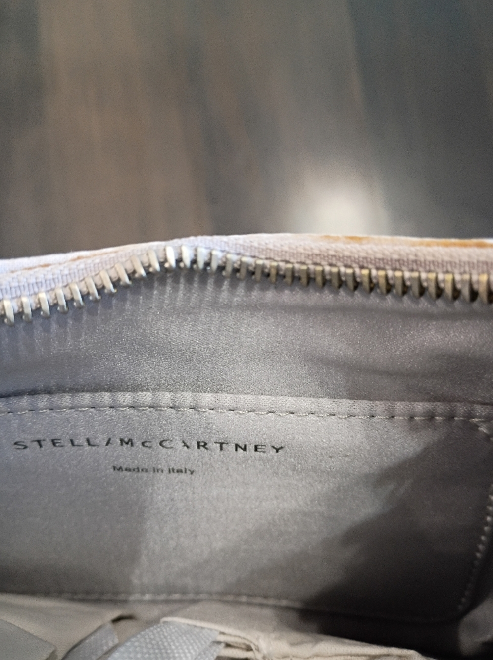 Stella McCartney Falabella Sequin Silver Metallic & Satin Shoulder Bag New - Picture 11 of 14